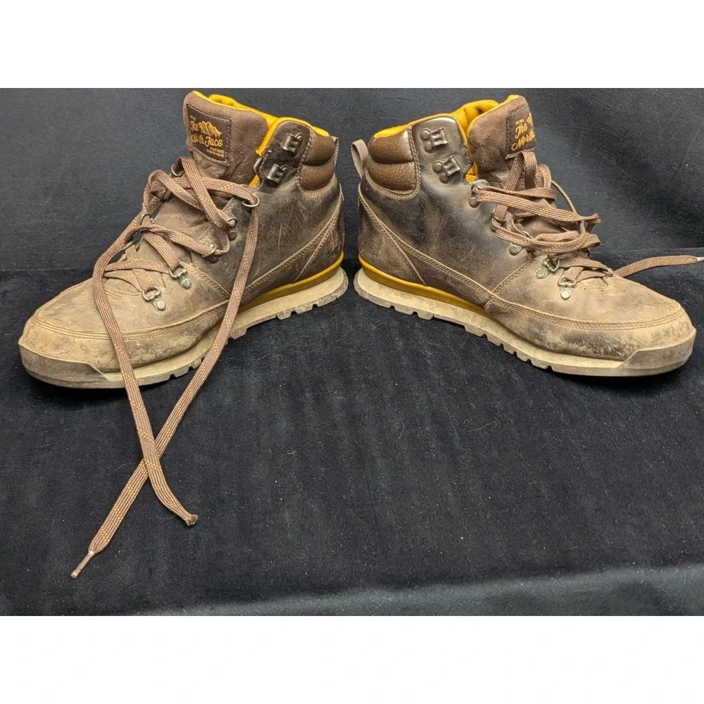 The North Face Back To Berkeley Redux Mens Brown Leather Boots 10.5 Waterproof